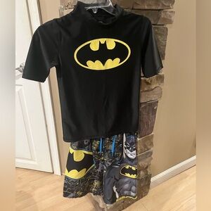 Batman boys swim set size medium